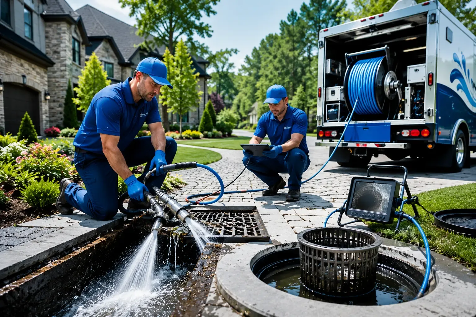 Local outdoor drain cleaning professionals in Roseville, OH